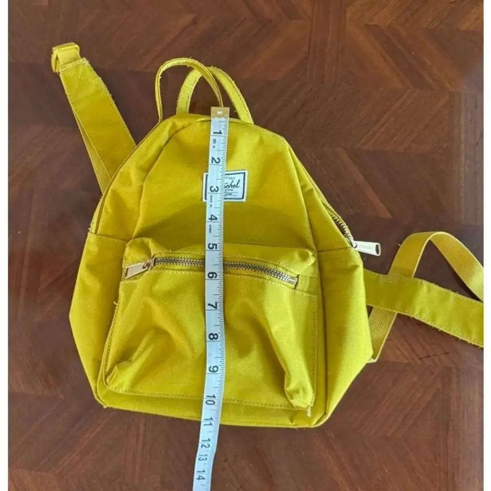 Herschel Supply Co Classic Mini Backpack Mustard Yellow Canvas Daypack